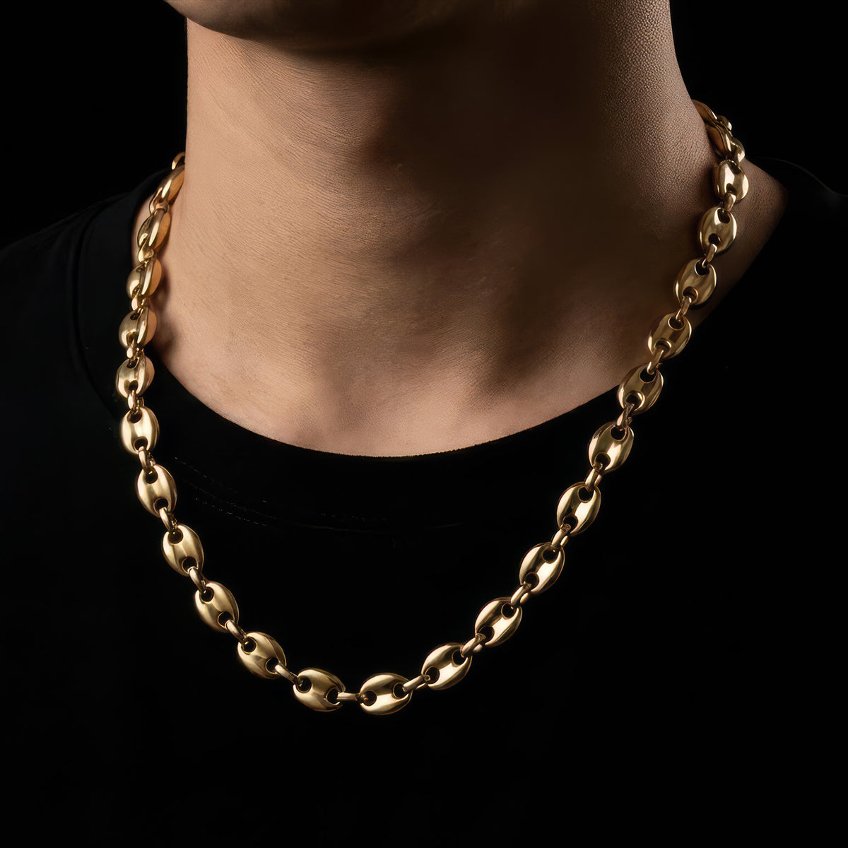 Bohnen Kette Gold