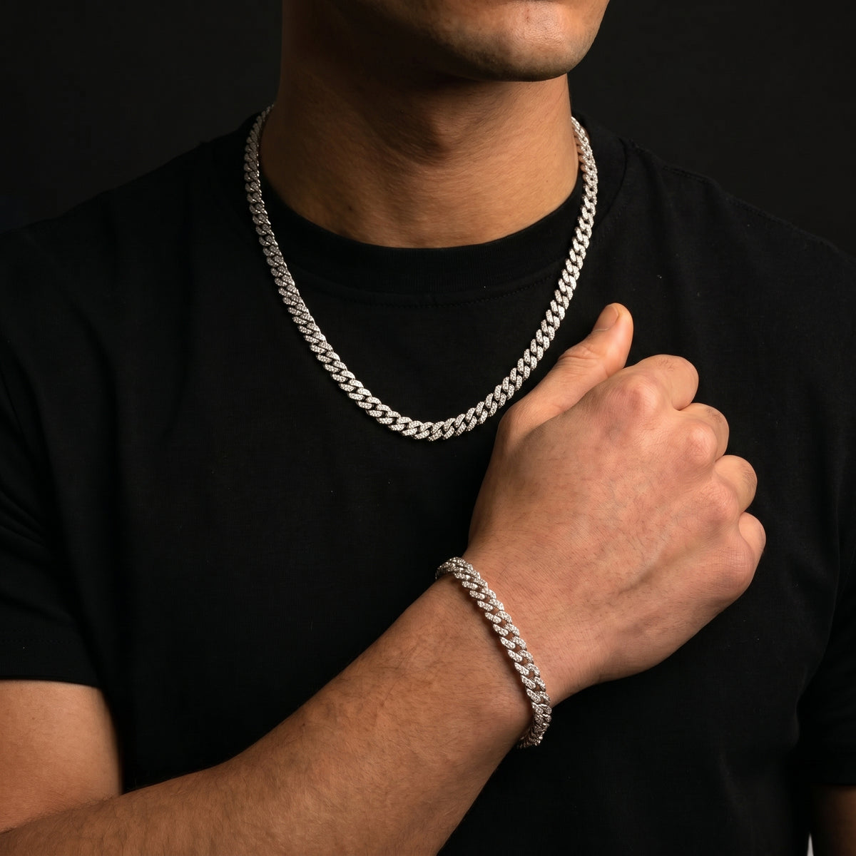 cuban set model gold 6mm