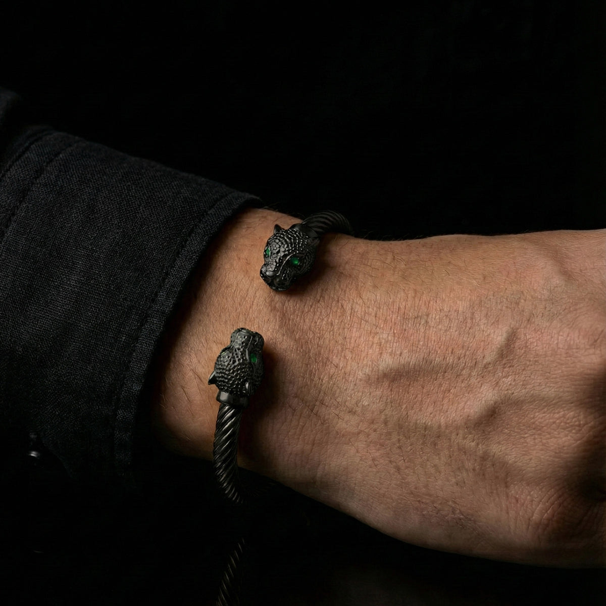 Leopard Armreif