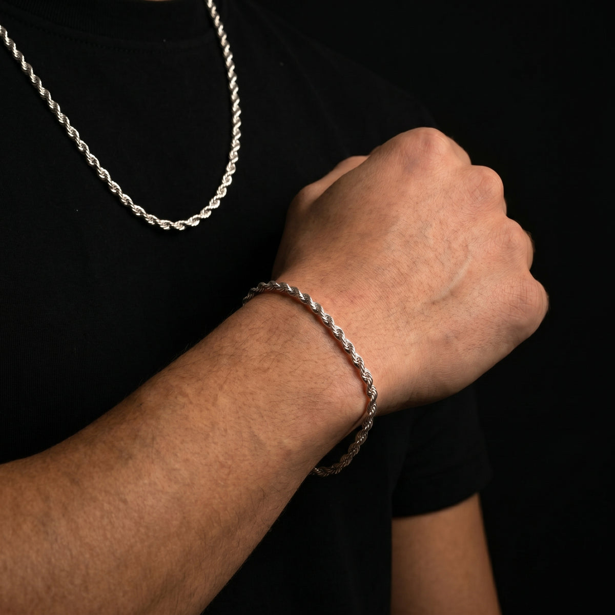 3,5 mm Seilkette & Armband Set