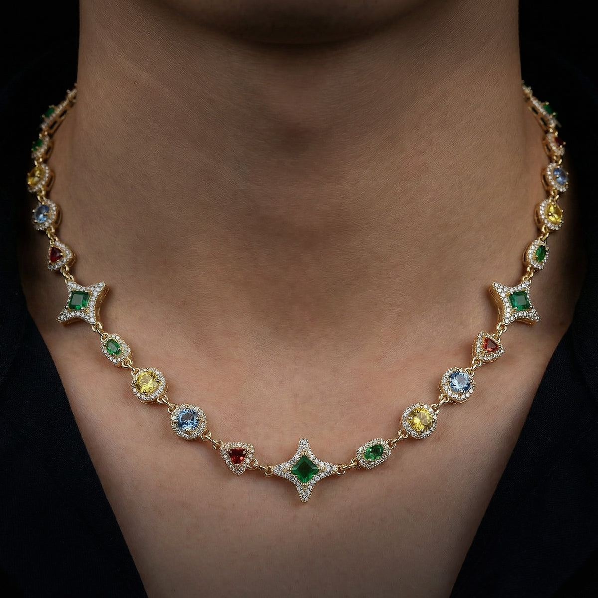 Starbunt Kette