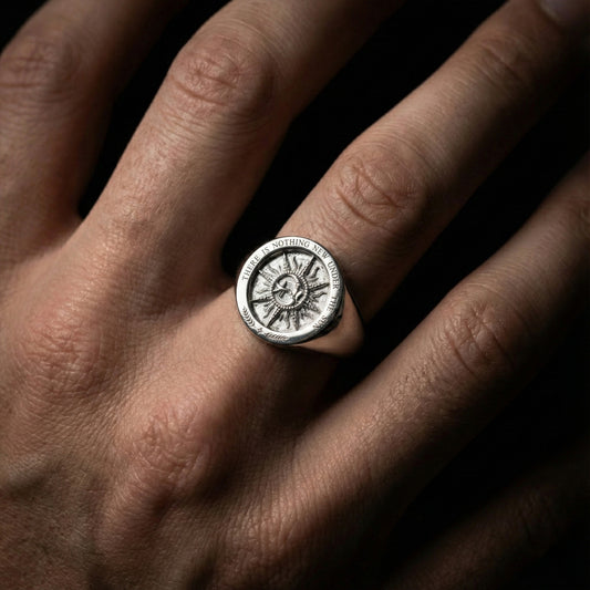 Sun Ring Edelstahl