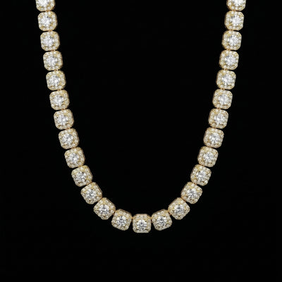 10mm Clustered Tennis Kette
