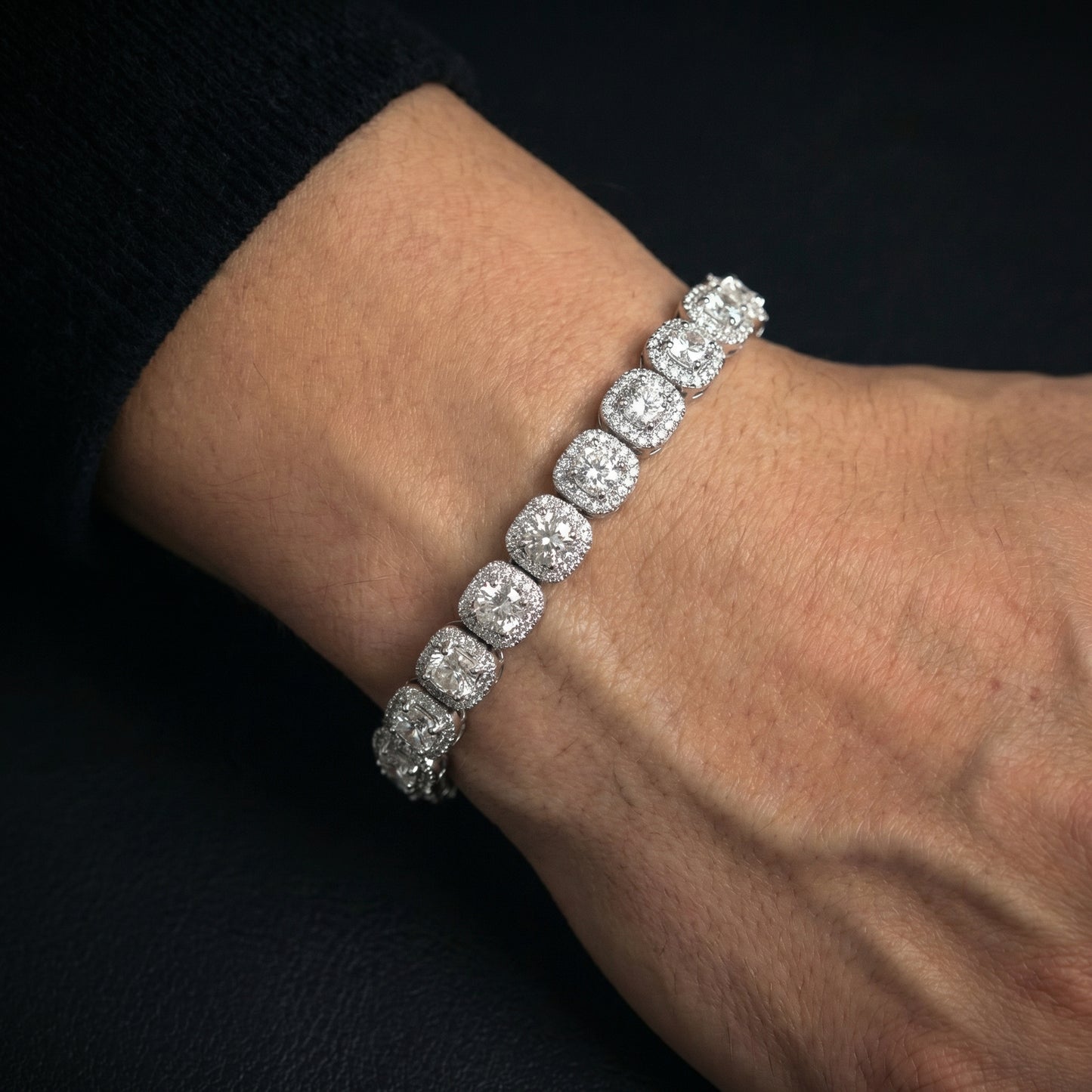 Clustered Tennis Armband