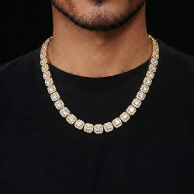 10mm Clustered Tennis Kette