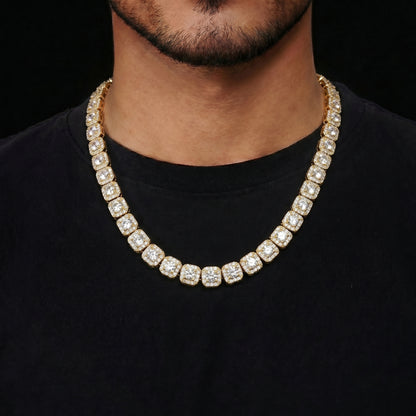 10mm Clustered Tennis Kette