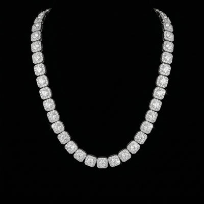 10mm Clustered Tennis Kette