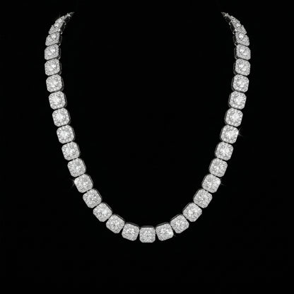10mm Clustered Tennis Kette