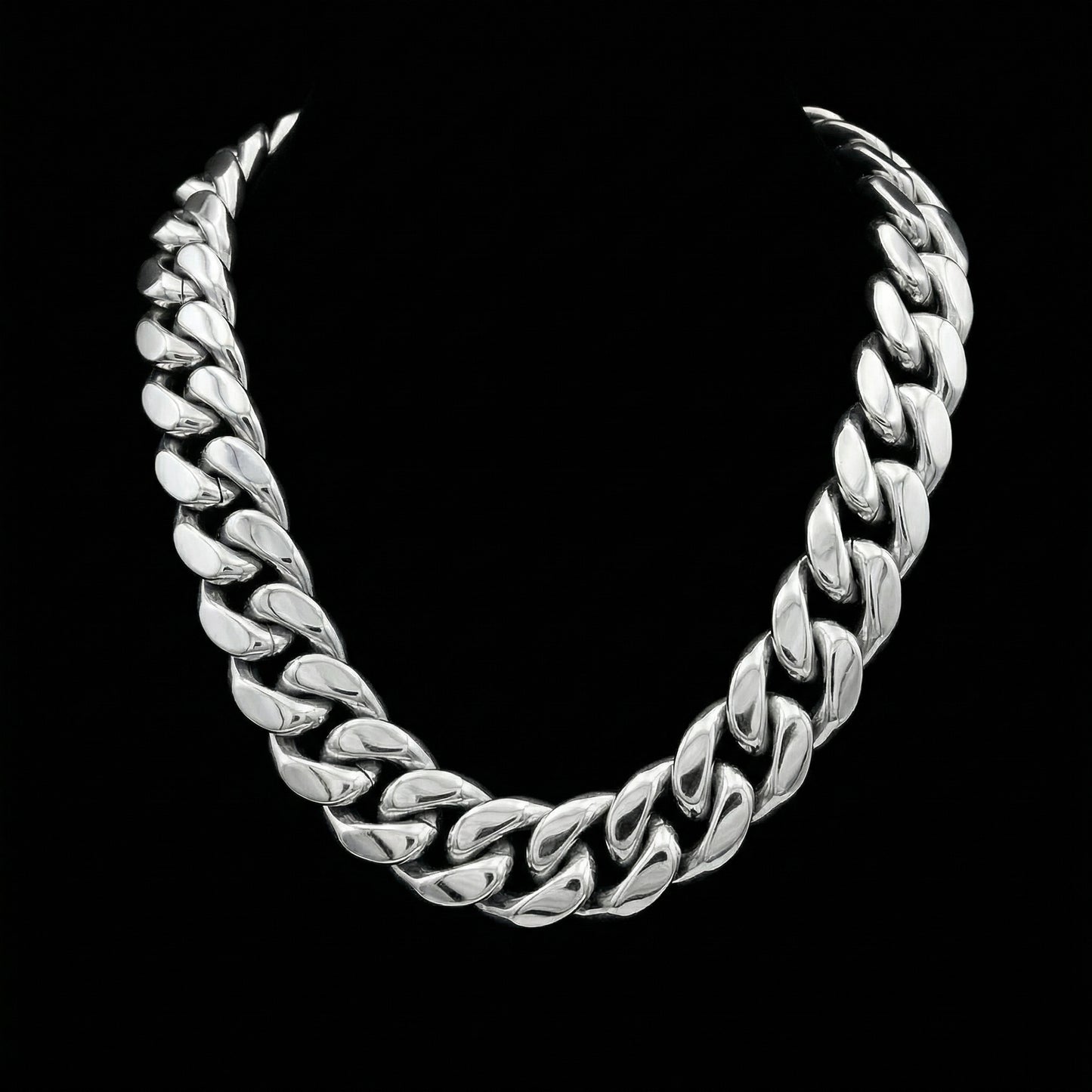 10 mm  Clasp Cuban Kette mit Zirkonia-Verschluss