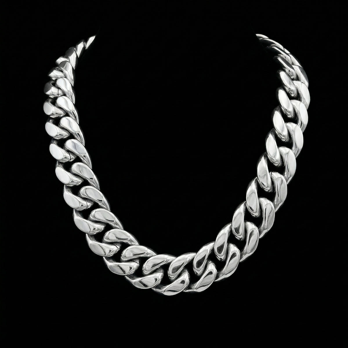 10 mm  Clasp Cuban Kette mit Zirkonia-Verschluss