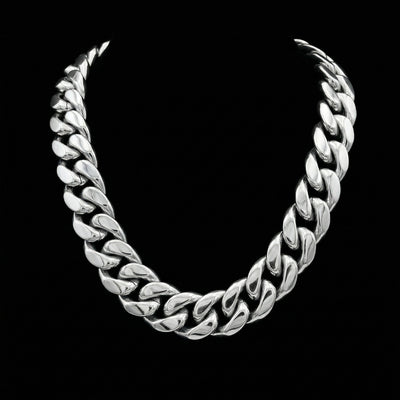 10 mm  Clasp Cuban Kette mit Zirkonia-Verschluss