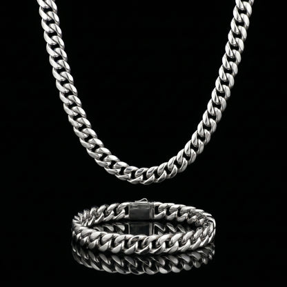 10mm iced clasp cuban gold model set hell