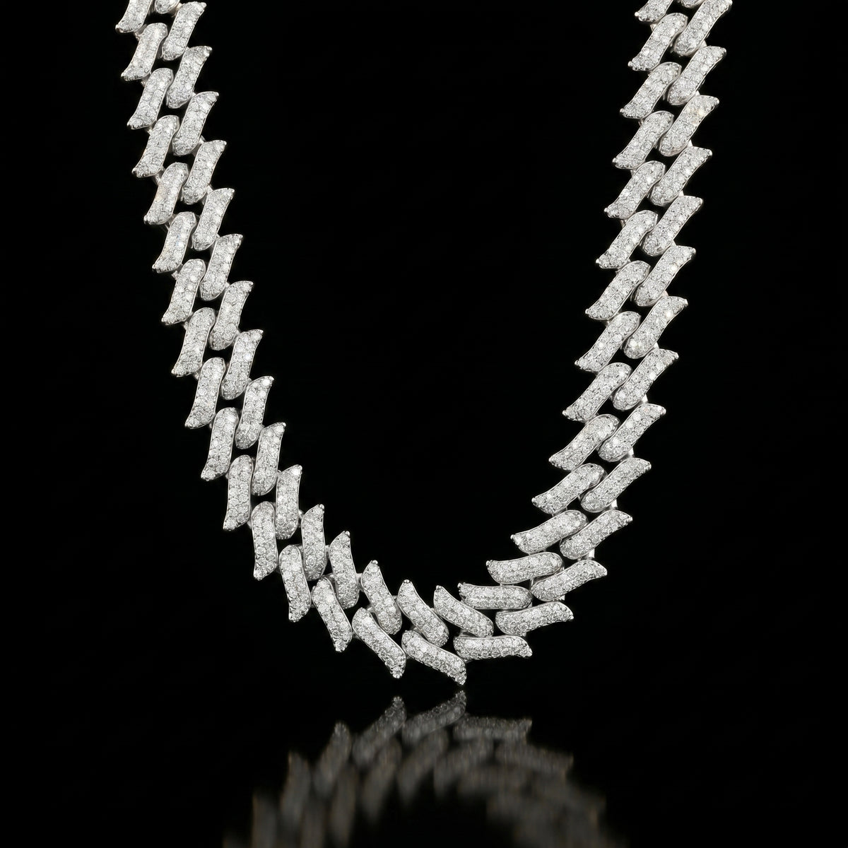 16 mm Spiked Cuban Kette