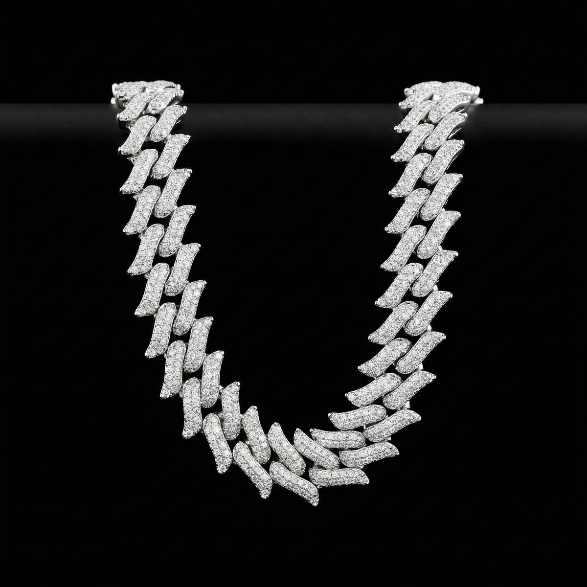 16 mm Spiked Cuban Kette