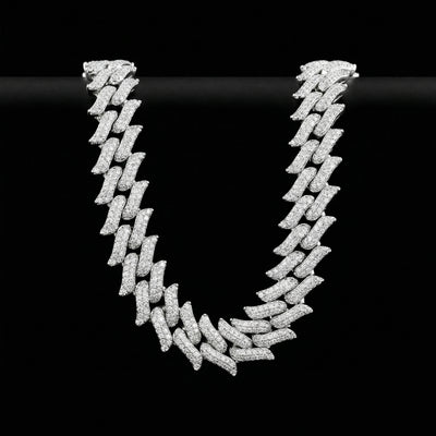 16 mm Spiked Cuban Kette