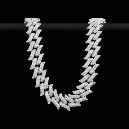 16 mm Spiked Cuban Kette