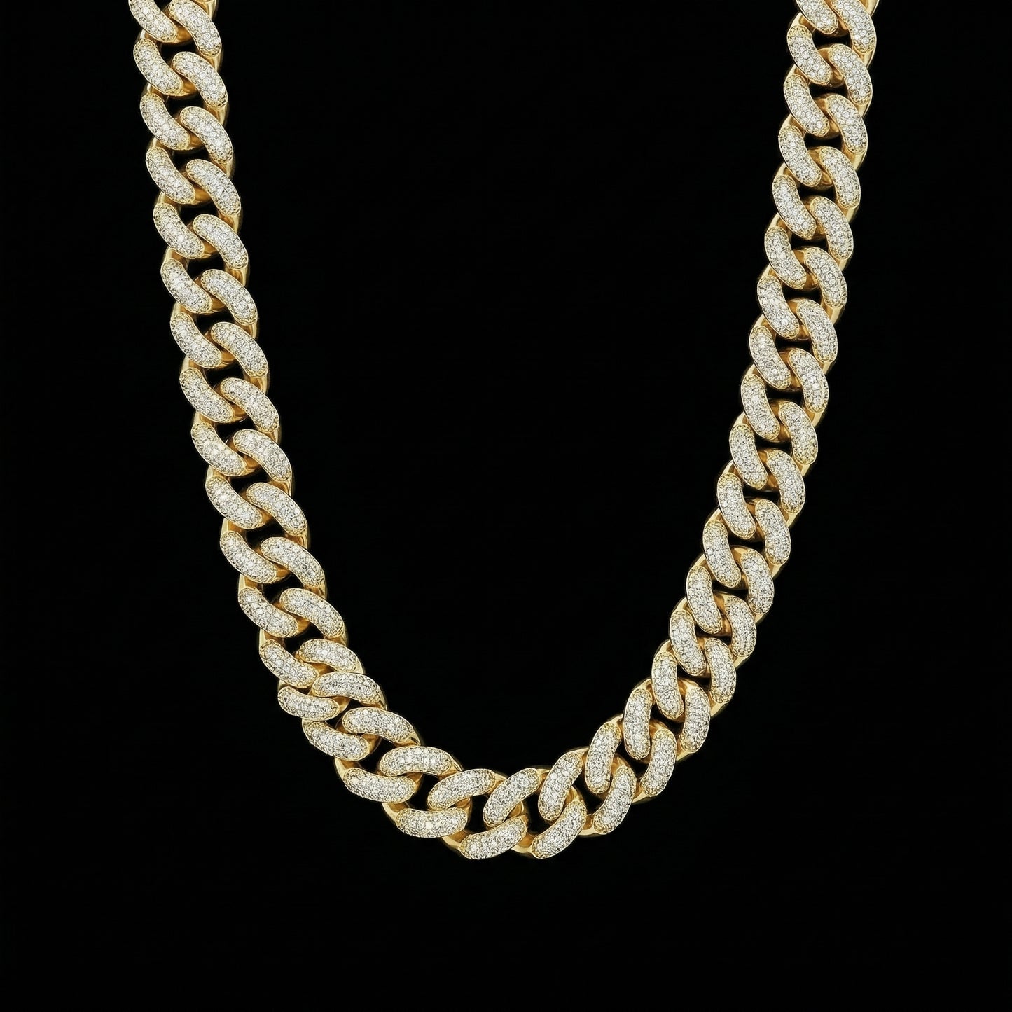 20 mm Moissanite Cuban Kette