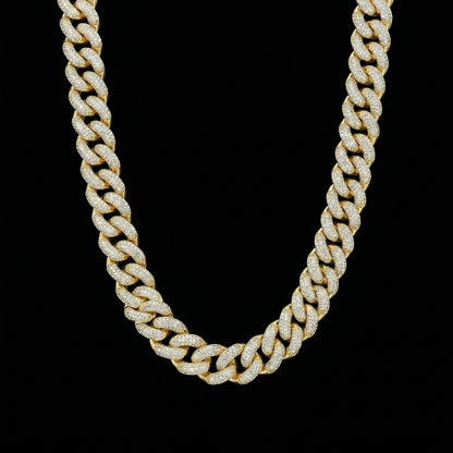 20 mm Moissanite Cuban Kette