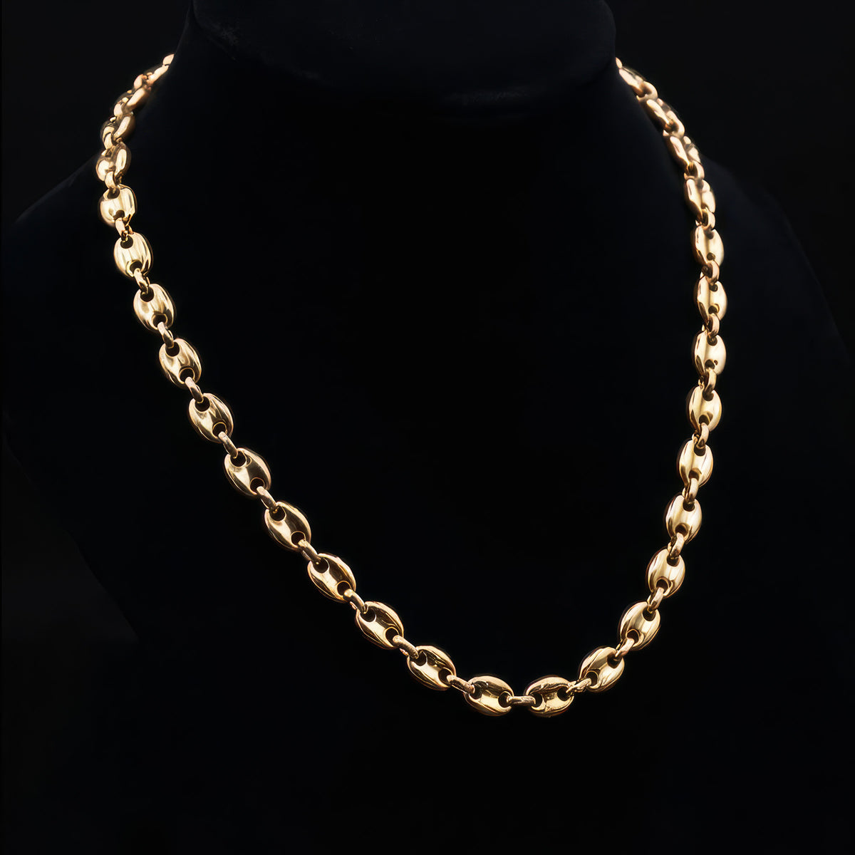Bohnen Kette Gold