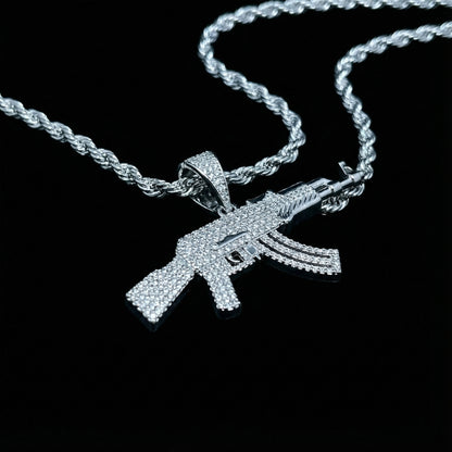 Iced Out Ak-47 Anhänger