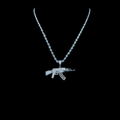 Iced Out Ak-47 Anhänger