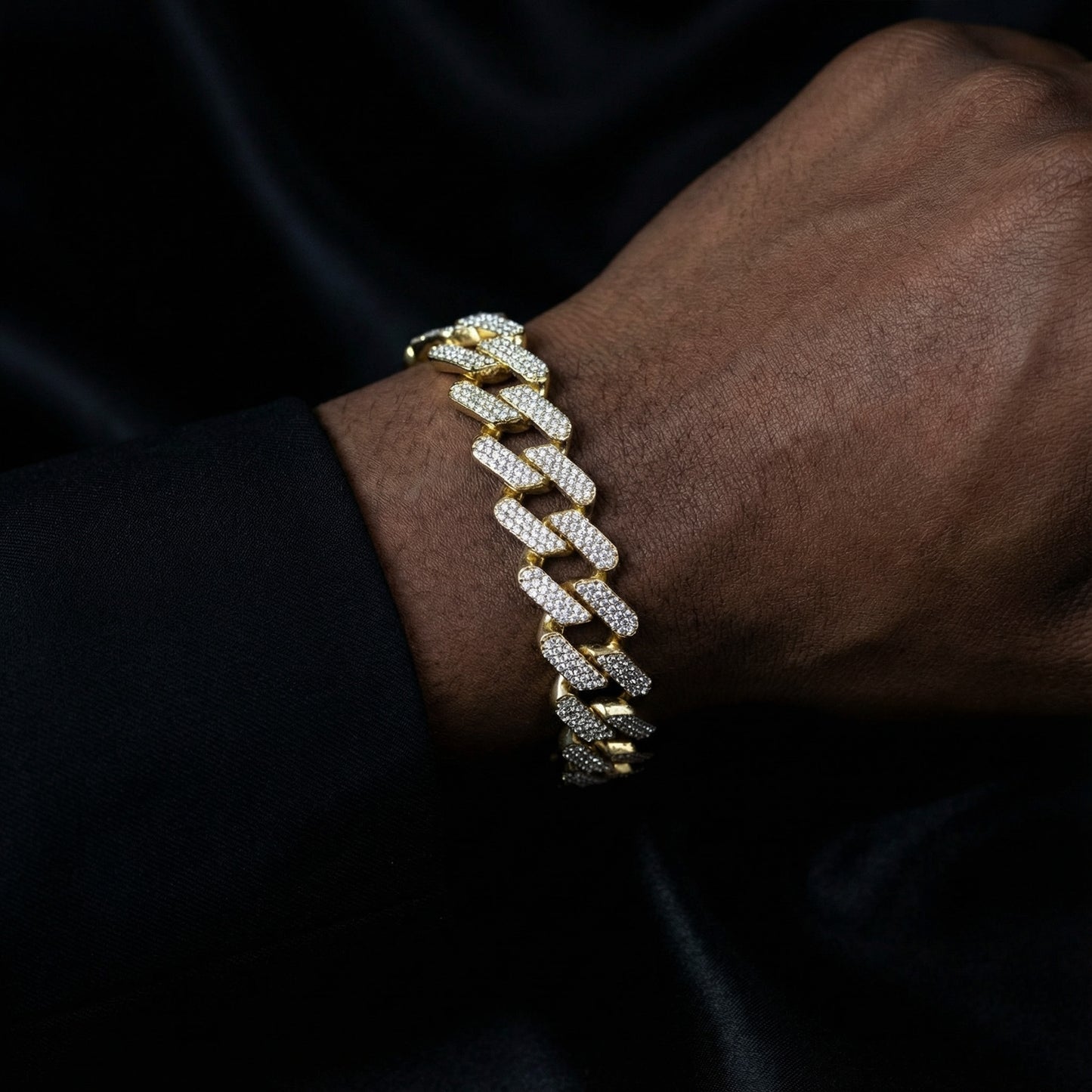 Iced Out Cuban Armband