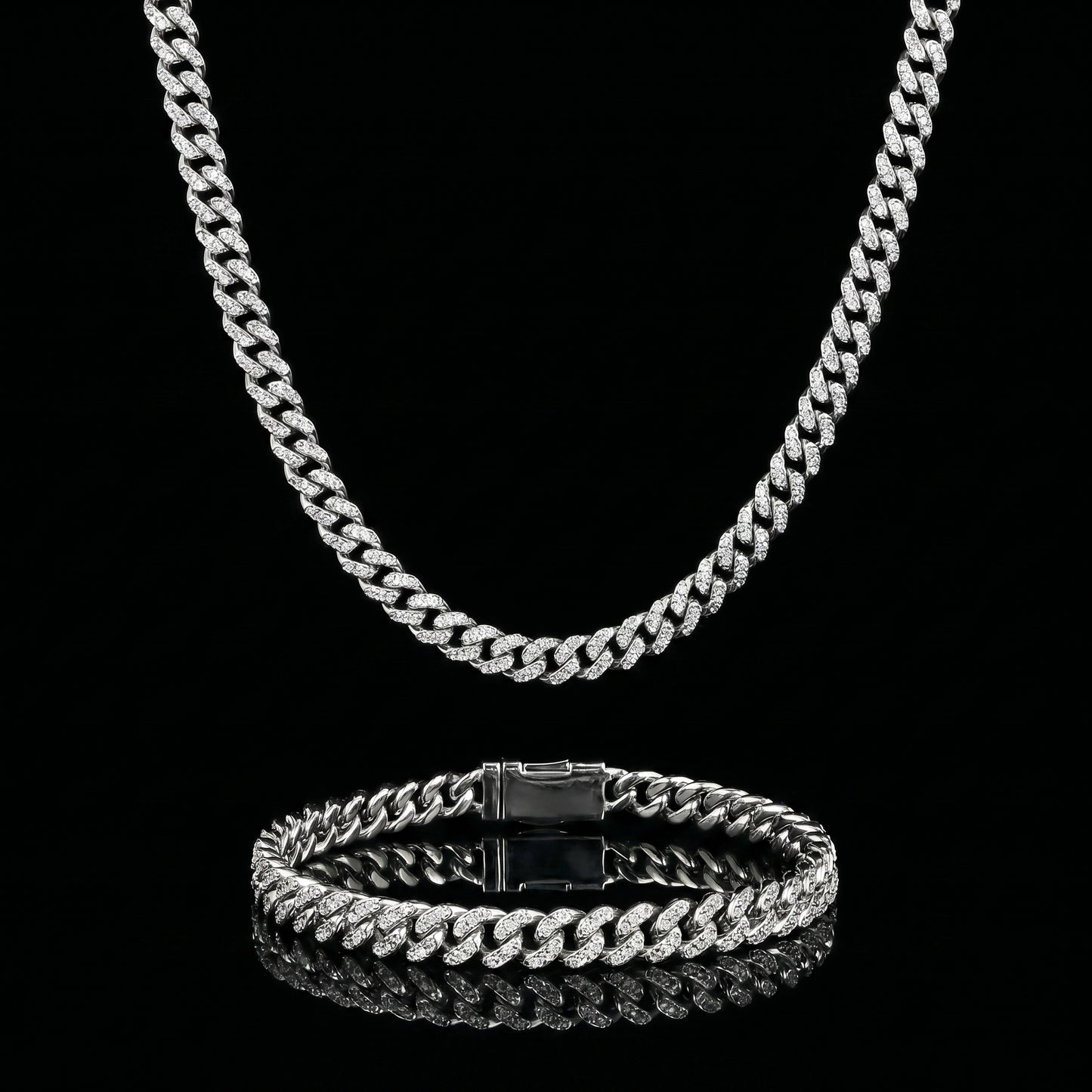 cuban set model gold 6mm