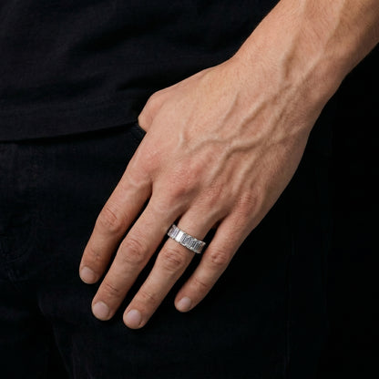 Emerald Cut Moissanite Ring
