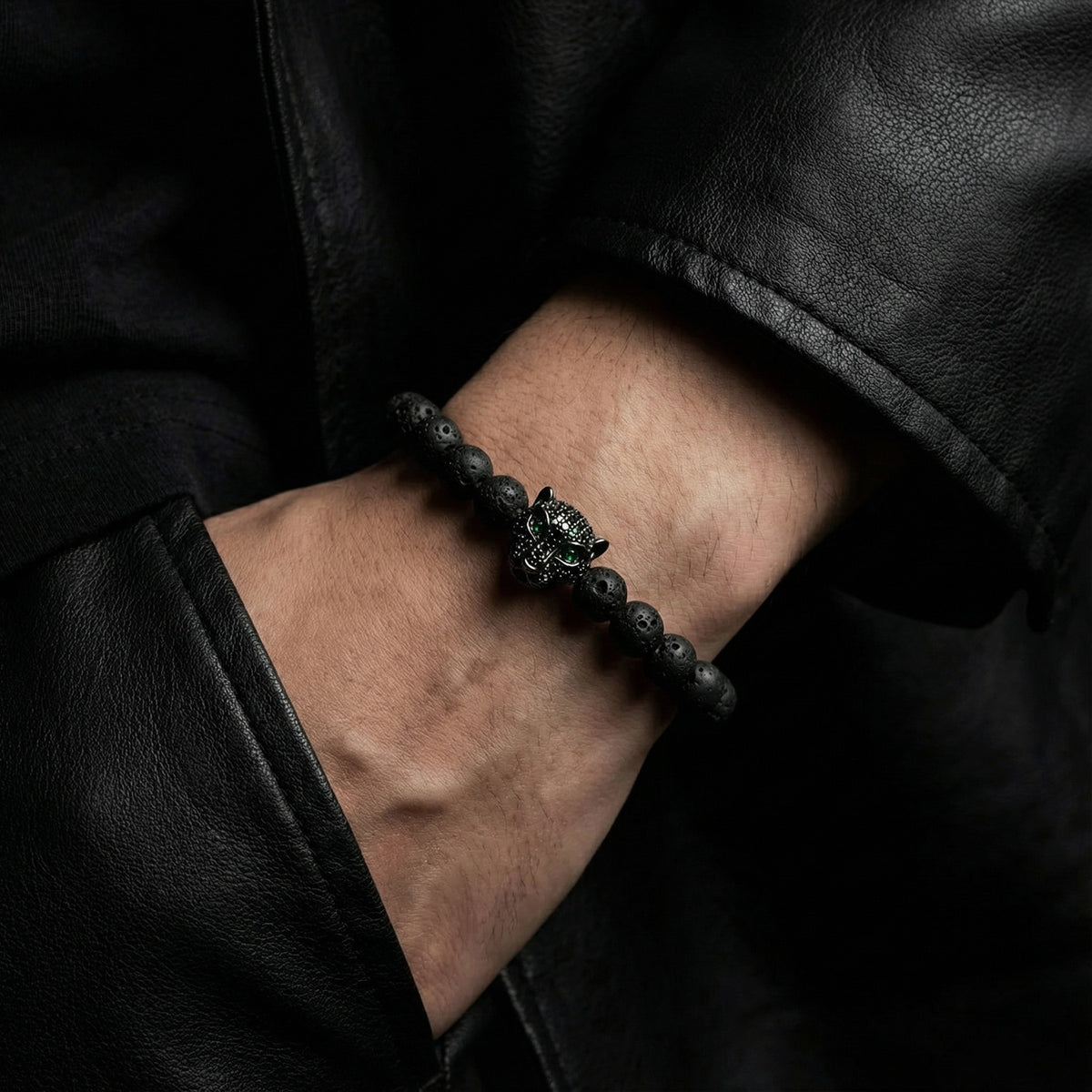 Leoparden Armband