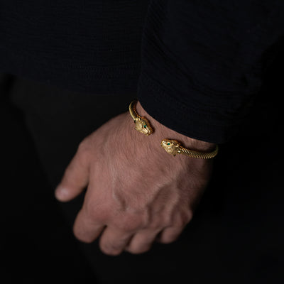 Leopard Armreif