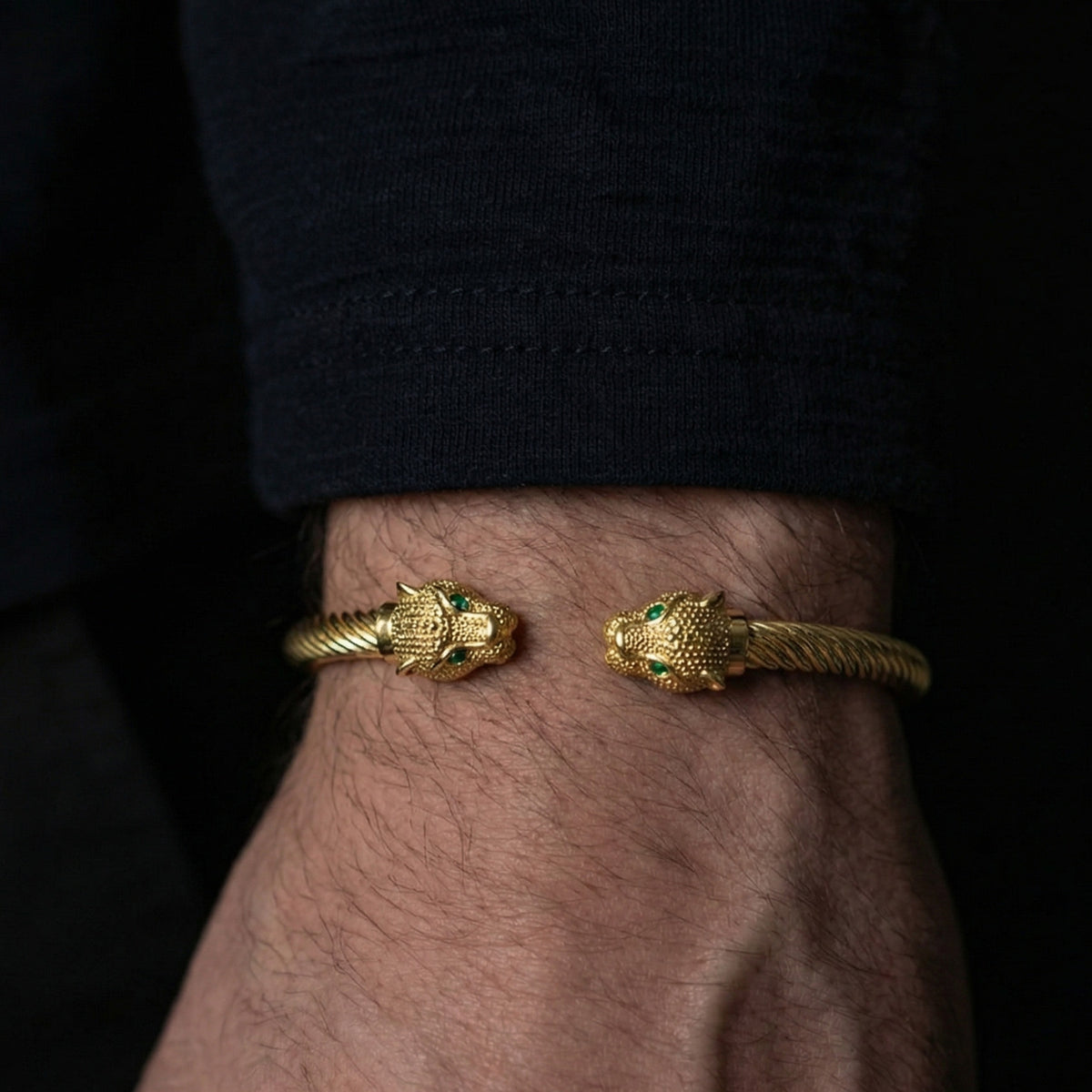 Leopard Armreif