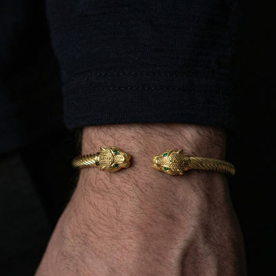 Leopard Armreif