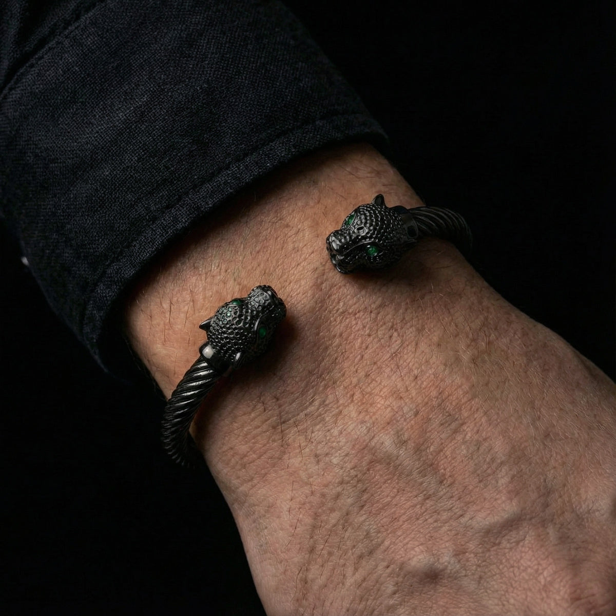 Leopard Armreif