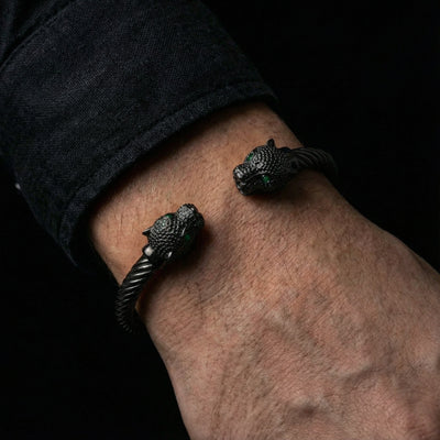 Leopard Armreif