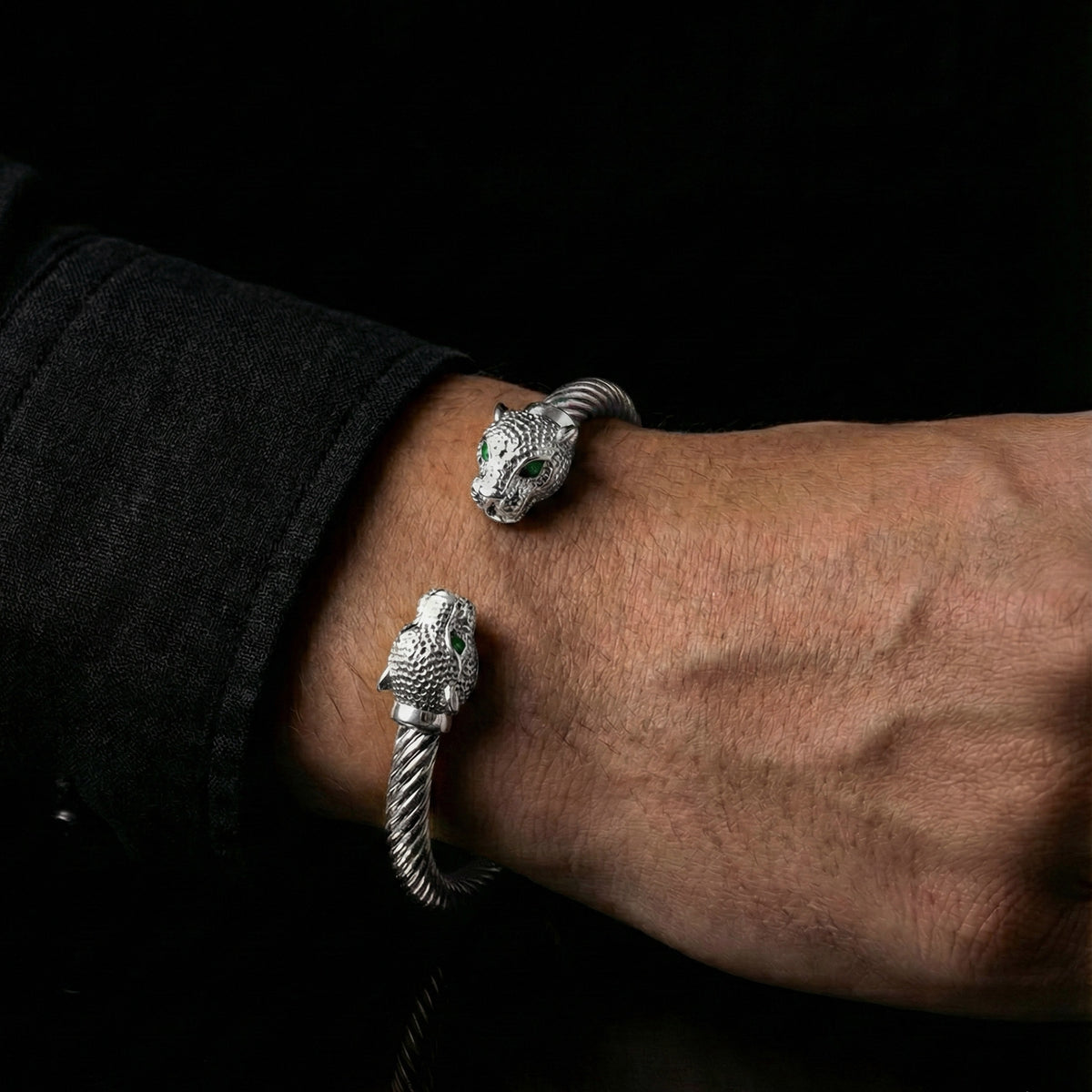 Leopard Armreif
