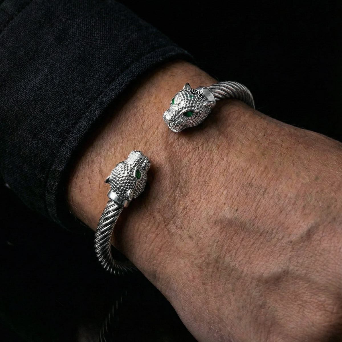 Leopard Armreif