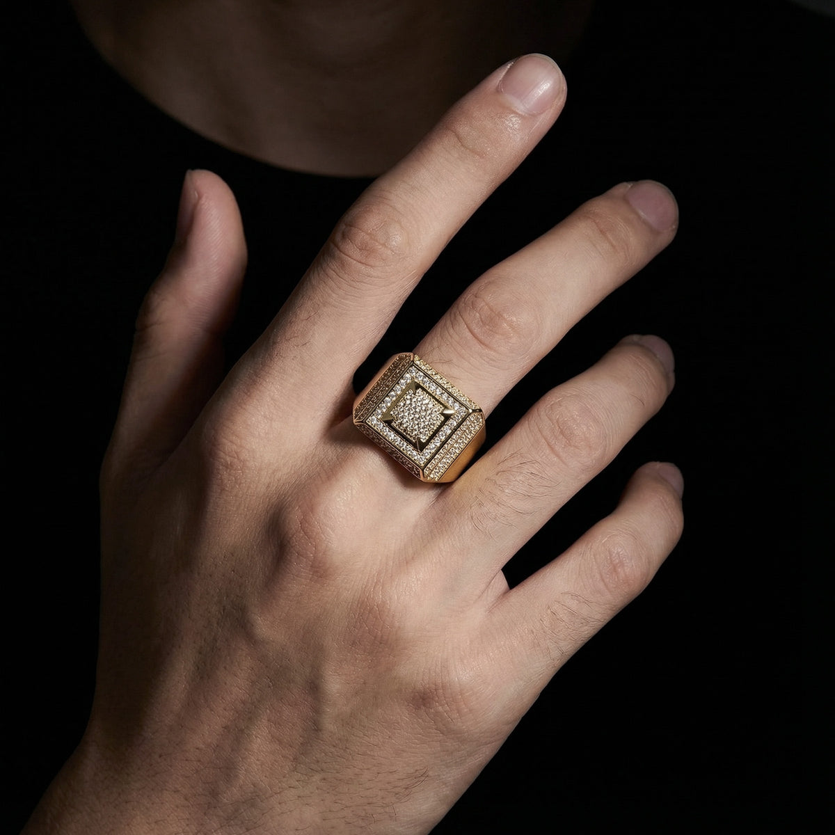 Mark Iced Out Ring