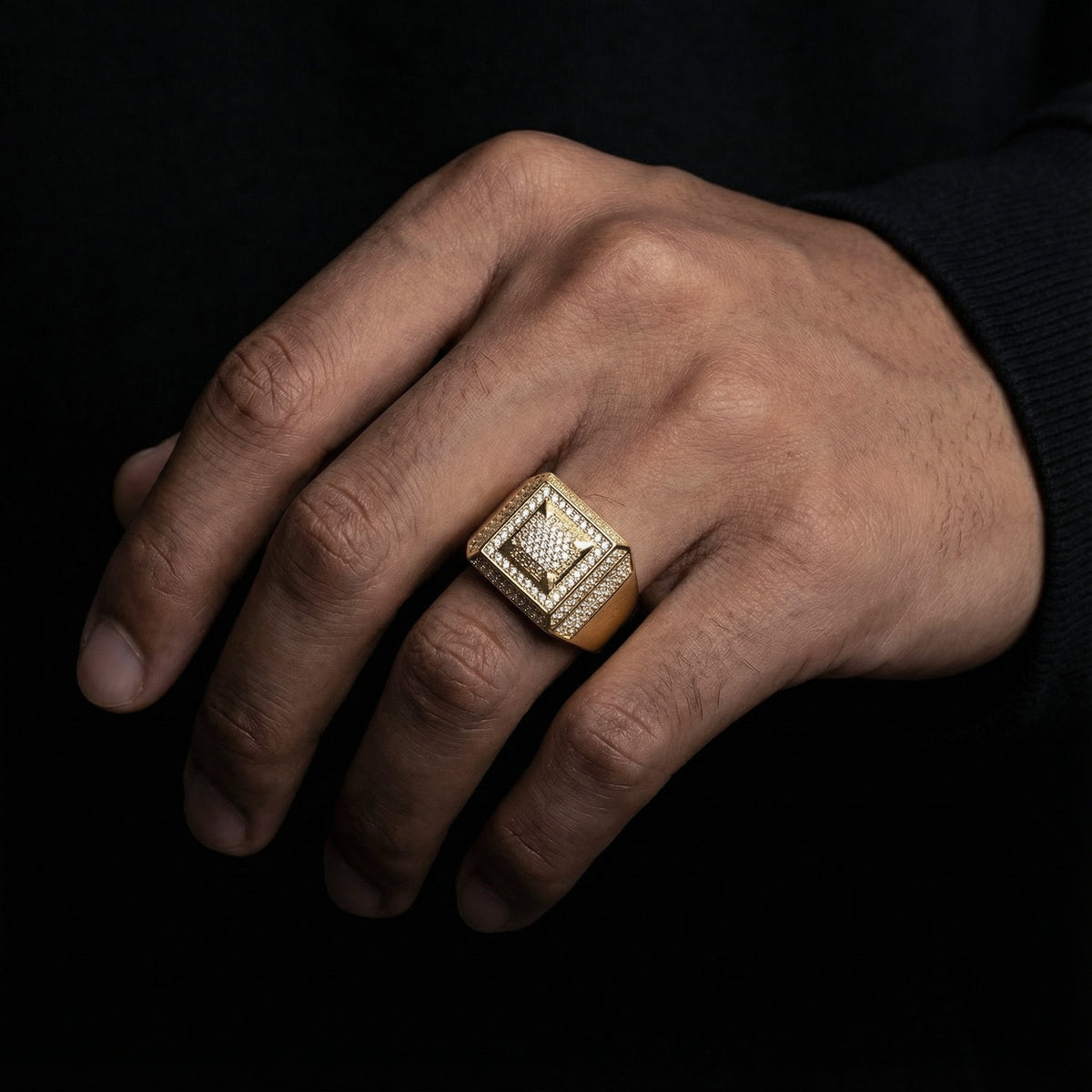 Mark Iced Out Ring