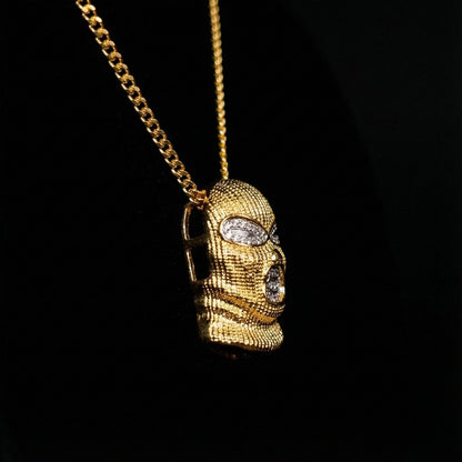 Mask-On Anhänger Gold