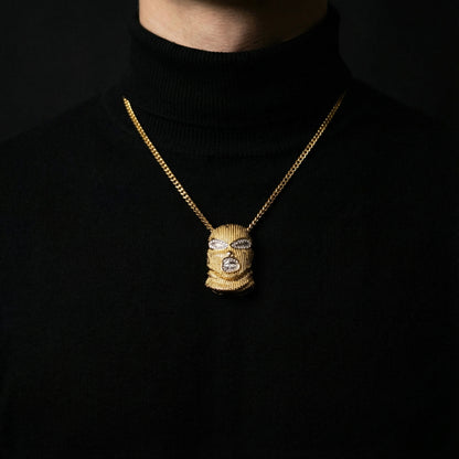 Mask-On Anhänger Gold