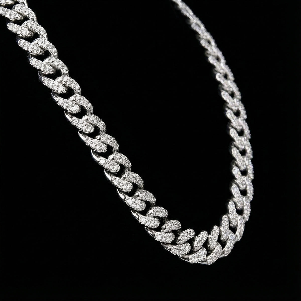 Miami Cuban Kette Iced Out