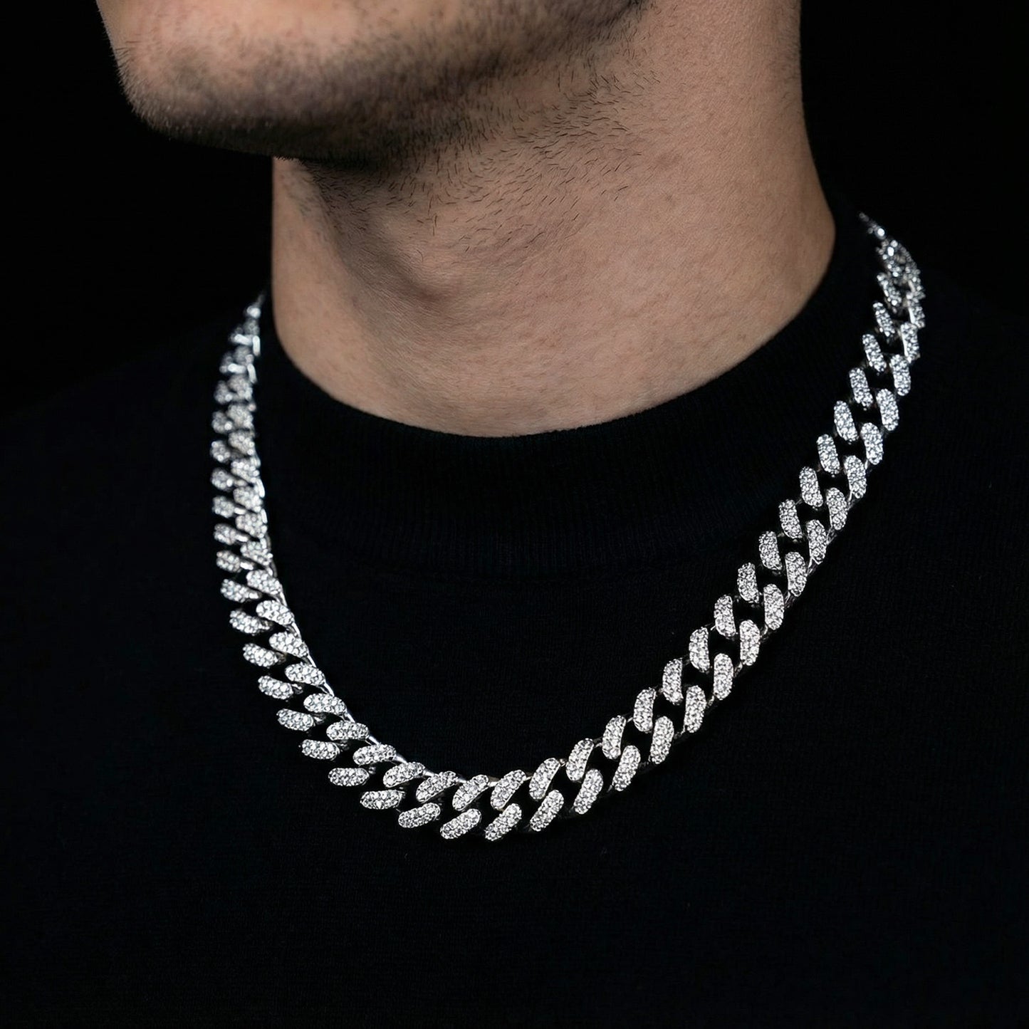 Miami Cuban Kette Iced Out