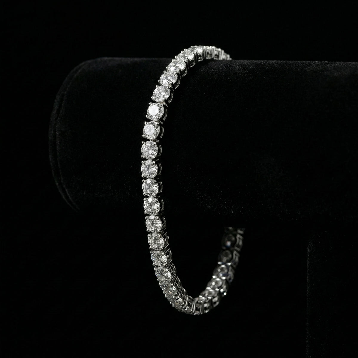 VVS Moissanite Tennis Armband aus 925 Silber