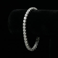 VVS Moissanite Tennis Armband aus 925 Silber