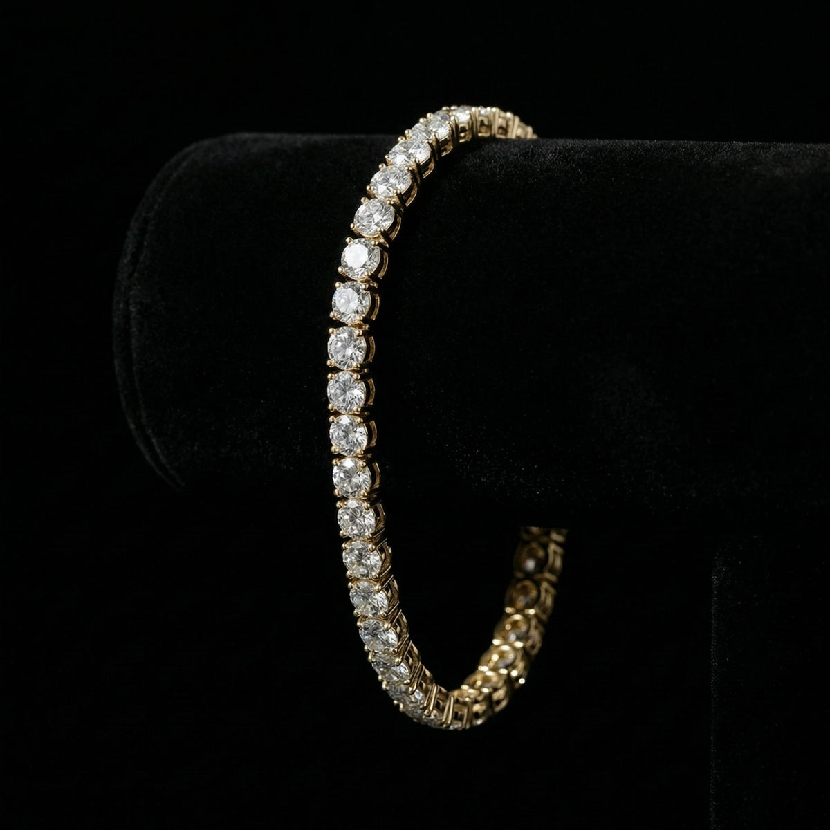 VVS Moissanite Tennis Armband aus 925 Silber