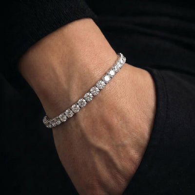 VVS Moissanite Tennis Armband aus 925 Silber