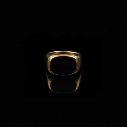 Schwarzstein Ring Gerundet