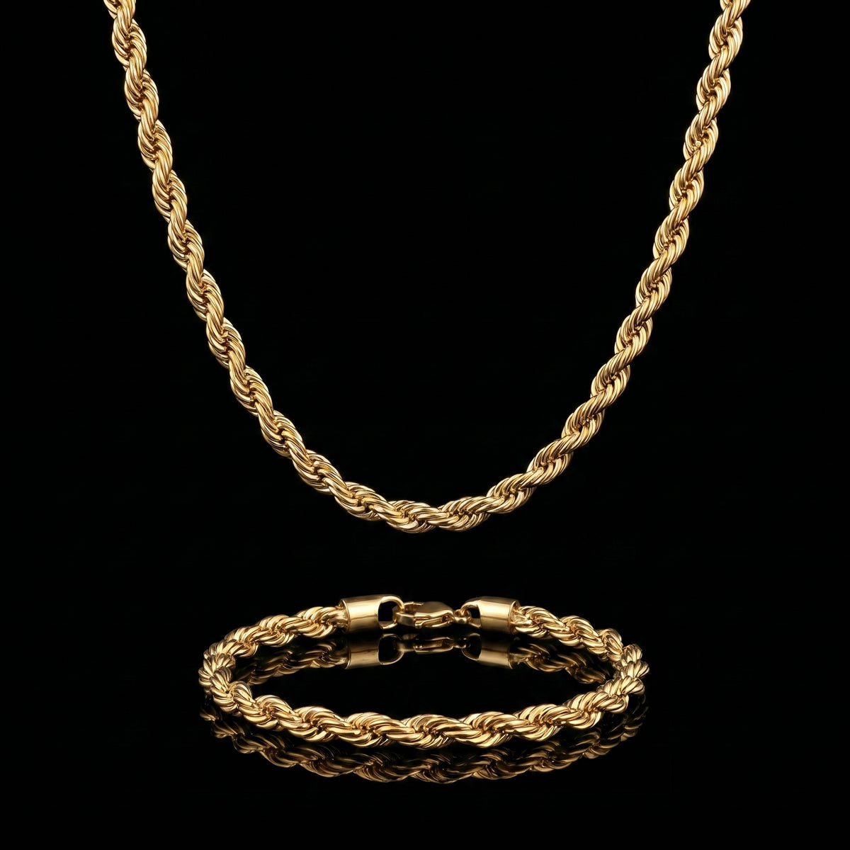 3,5 mm Seilkette & Armband Set