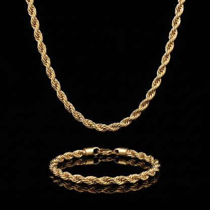 3,5 mm Seilkette & Armband Set