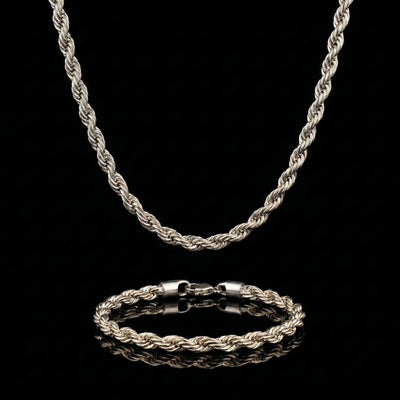 3,5 mm Seilkette & Armband Set